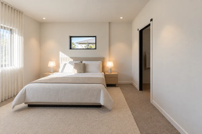 Master bedroom from the window side